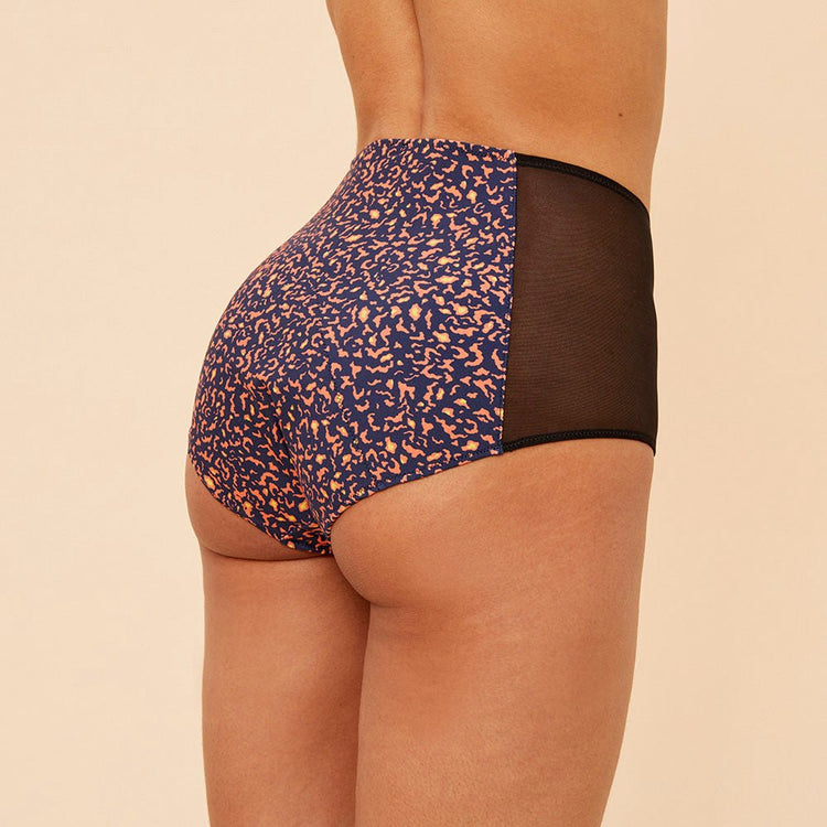 Culotte taille haute Eve - Bleue