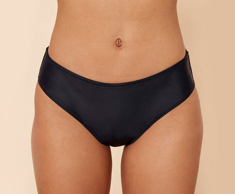 Bas maillot de bain Ariel noir face