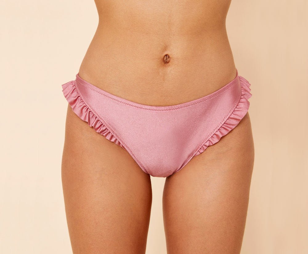 Bas maillot de bain Brooke rose face