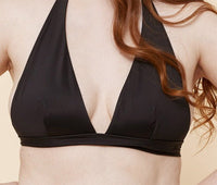 Haut maillot de bain triangle Noir