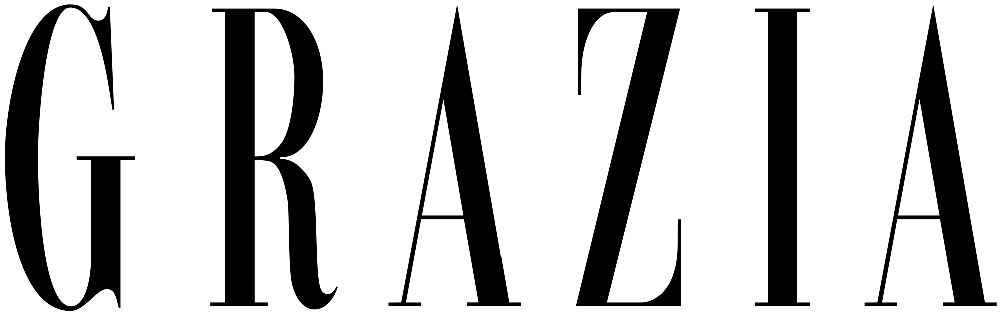 Logo grazia noir HD