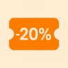 -20% Coupon icon