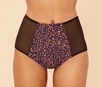 Culotte taille haute Eve - Bleue