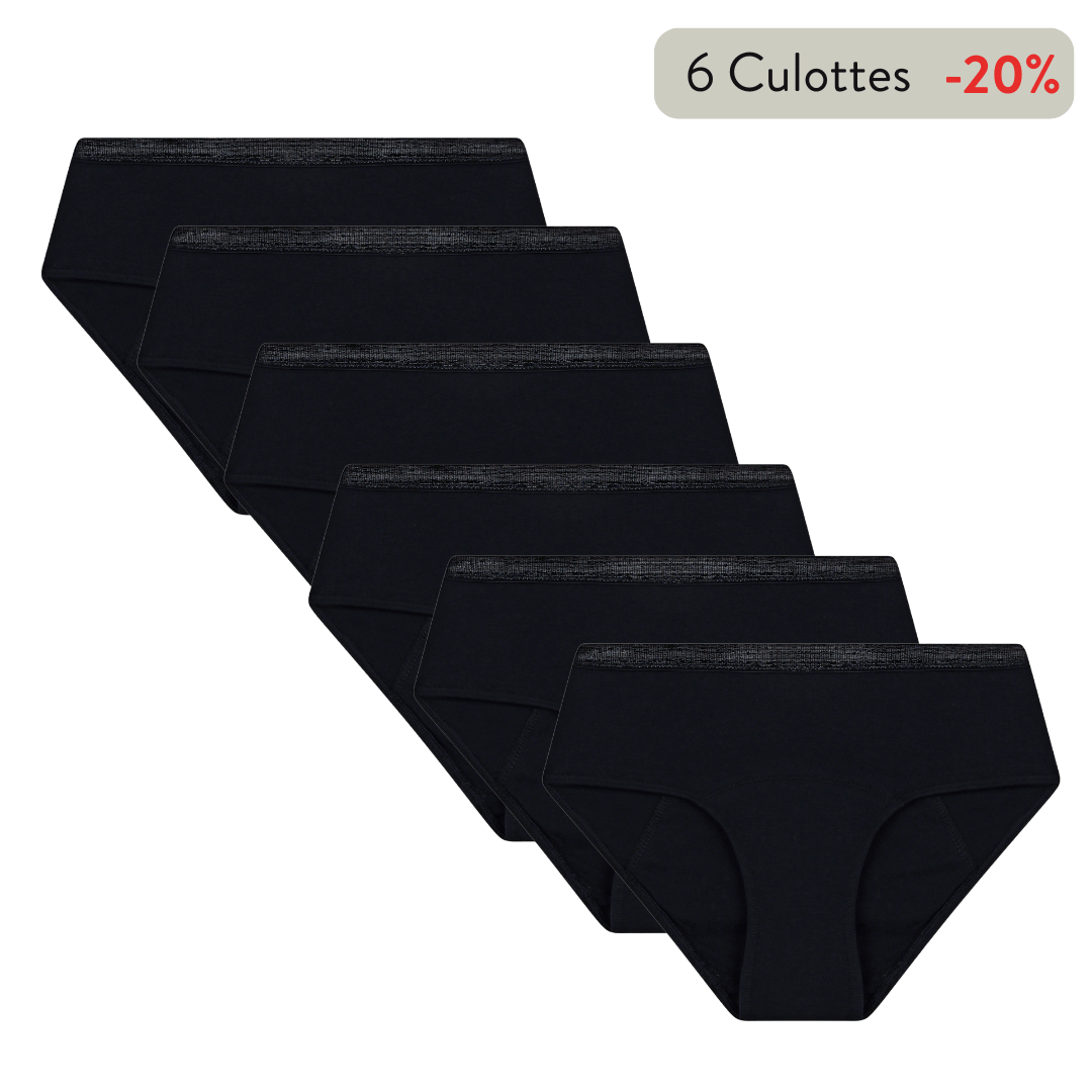 Pack de 6 Shorty Chloé