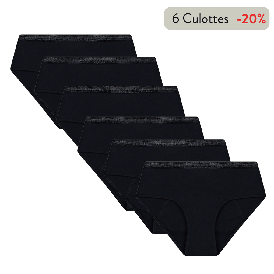Pack de 6 Shorty Chloé