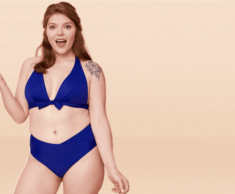 Ensemble maillot de bain Ariel bleu 2