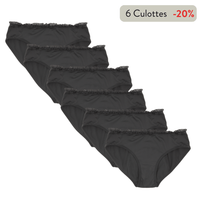 Pack de 6 culottes Colette
