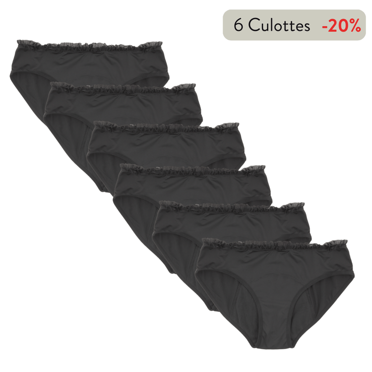 Sisters Republic FR La culotte menstruelle en tissus BIO efficace 12h sans fuite, ni odeur, ni sensation d'humidité. Élue "Victoire de la Beauté Top Innovation"