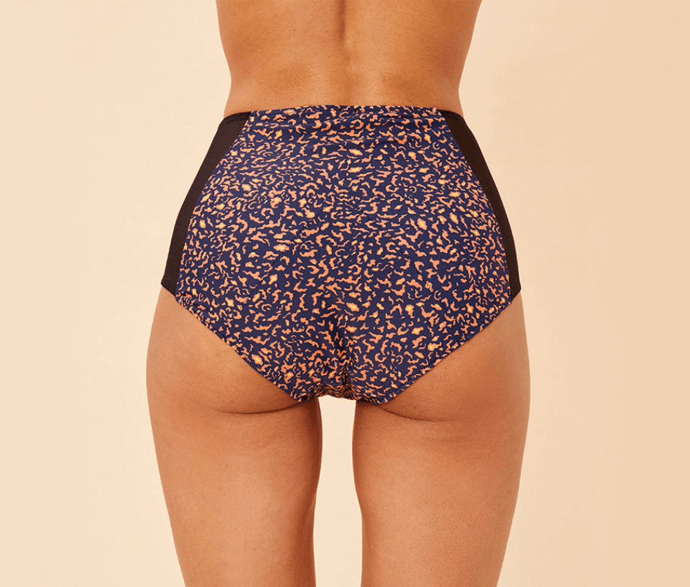 Culotte taille haute Eve dos bleu sisters republic