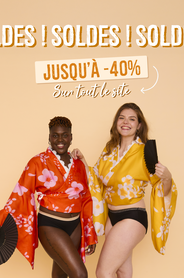 Sisters Republic FR La culotte menstruelle en tissus BIO efficace 12h sans fuite, ni odeur, ni sensation d'humidité. Élue "Victoire de la Beauté Top Innovation"