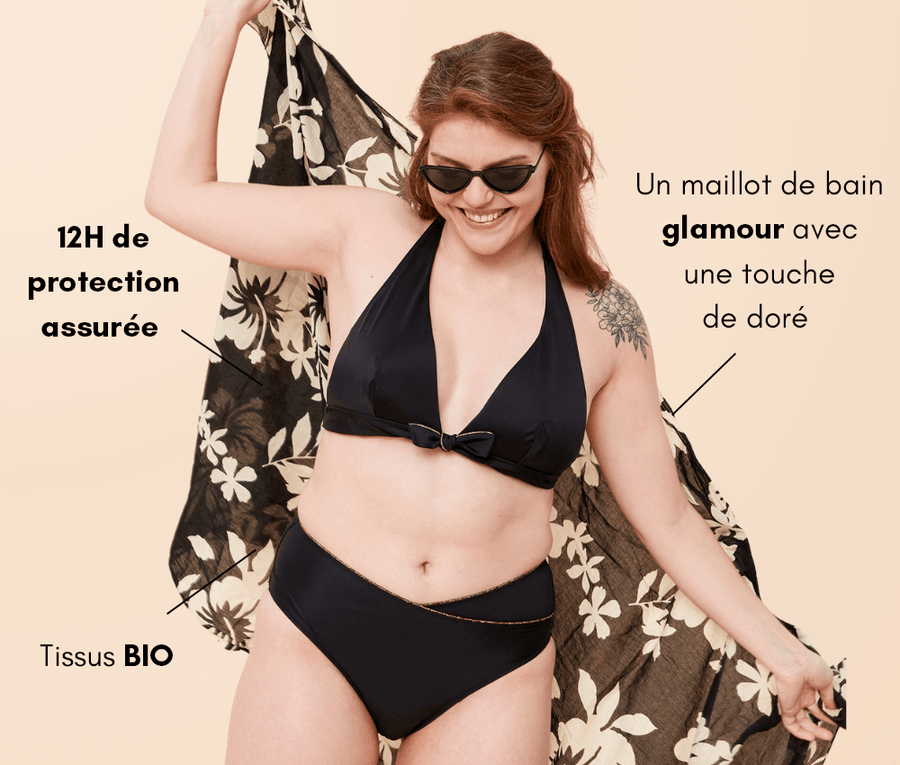 Ensemble Maillot de bain naia noir Ambiance sisters republic