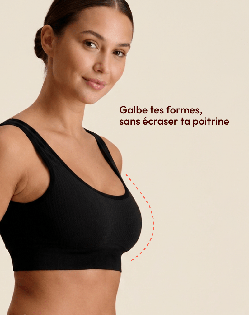Brassière en maille texturée Cléo