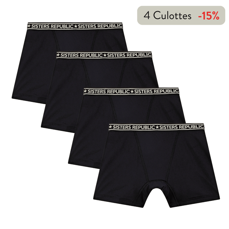 Sisters Republic FR La culotte menstruelle en tissus BIO efficace 12h sans fuite, ni odeur, ni sensation d'humidité. Élue "Victoire de la Beauté Top Innovation"