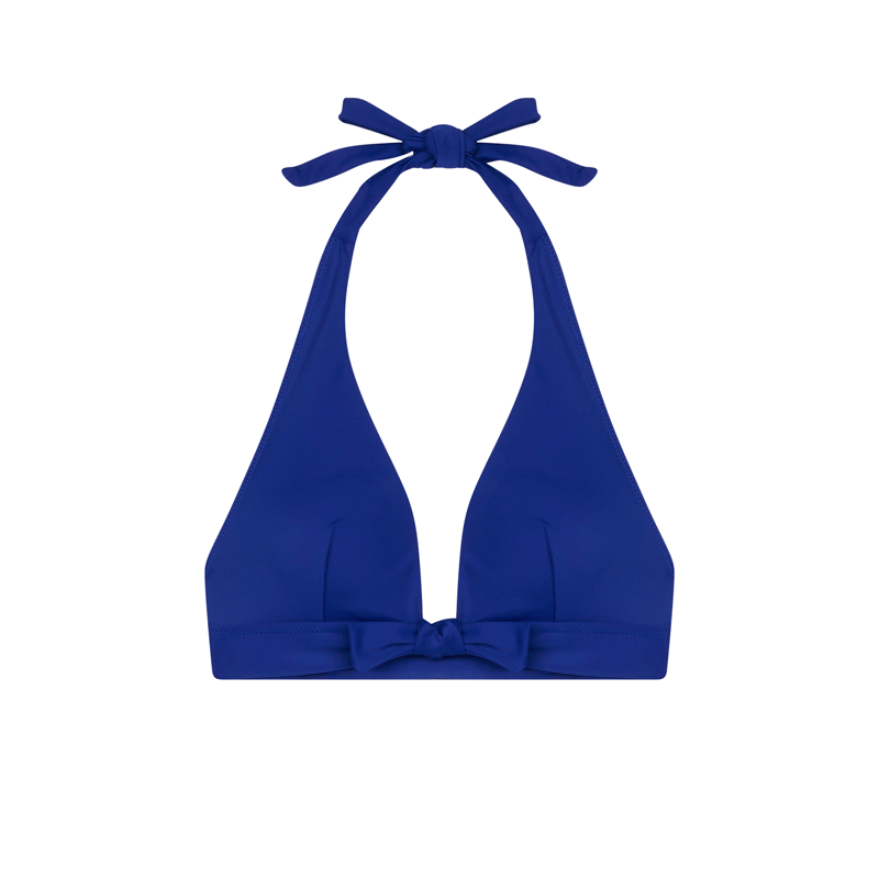 Haut de maillot triangle face bleu sisters republic