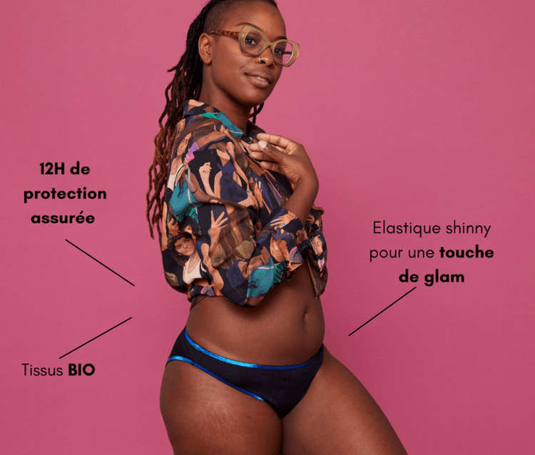 photo Ambiance Mia degraphable Noir bleu sisters republic