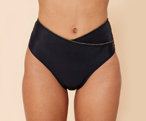 Bas de maillot Naïa noir face sisters republic