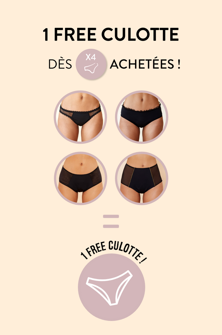 Sisters Republic FR La culotte menstruelle en tissus BIO efficace 12h sans fuite, ni odeur, ni sensation d'humidité. Élue "Victoire de la Beauté Top Innovation"