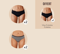 Pack 4 + 1 offerte Colette