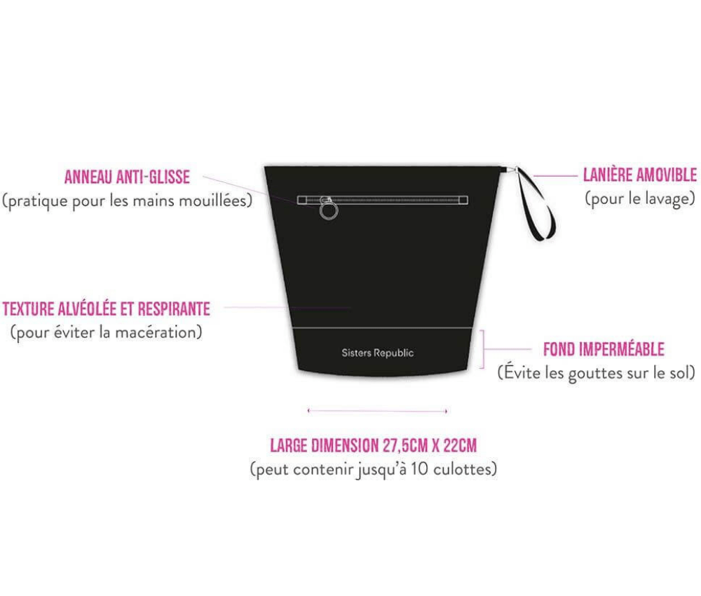 Ficeh porduit Pochette 3-en-1 sisters republic