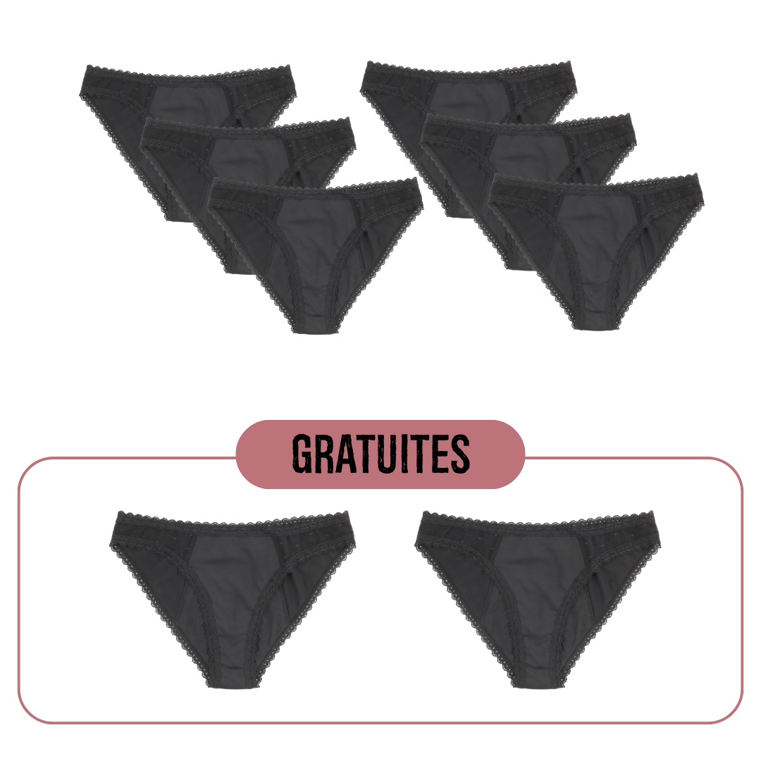 pack de 8 Culottes Sidonie