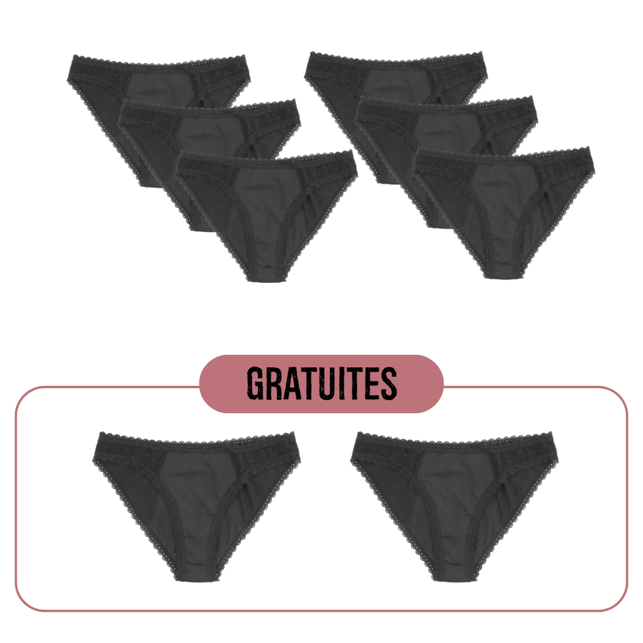 pack de 8 Culottes Sidonie