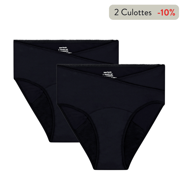 Sisters Republic FR La culotte menstruelle en tissus BIO efficace 12h sans fuite, ni odeur, ni sensation d'humidité. Élue "Victoire de la Beauté Top Innovation"