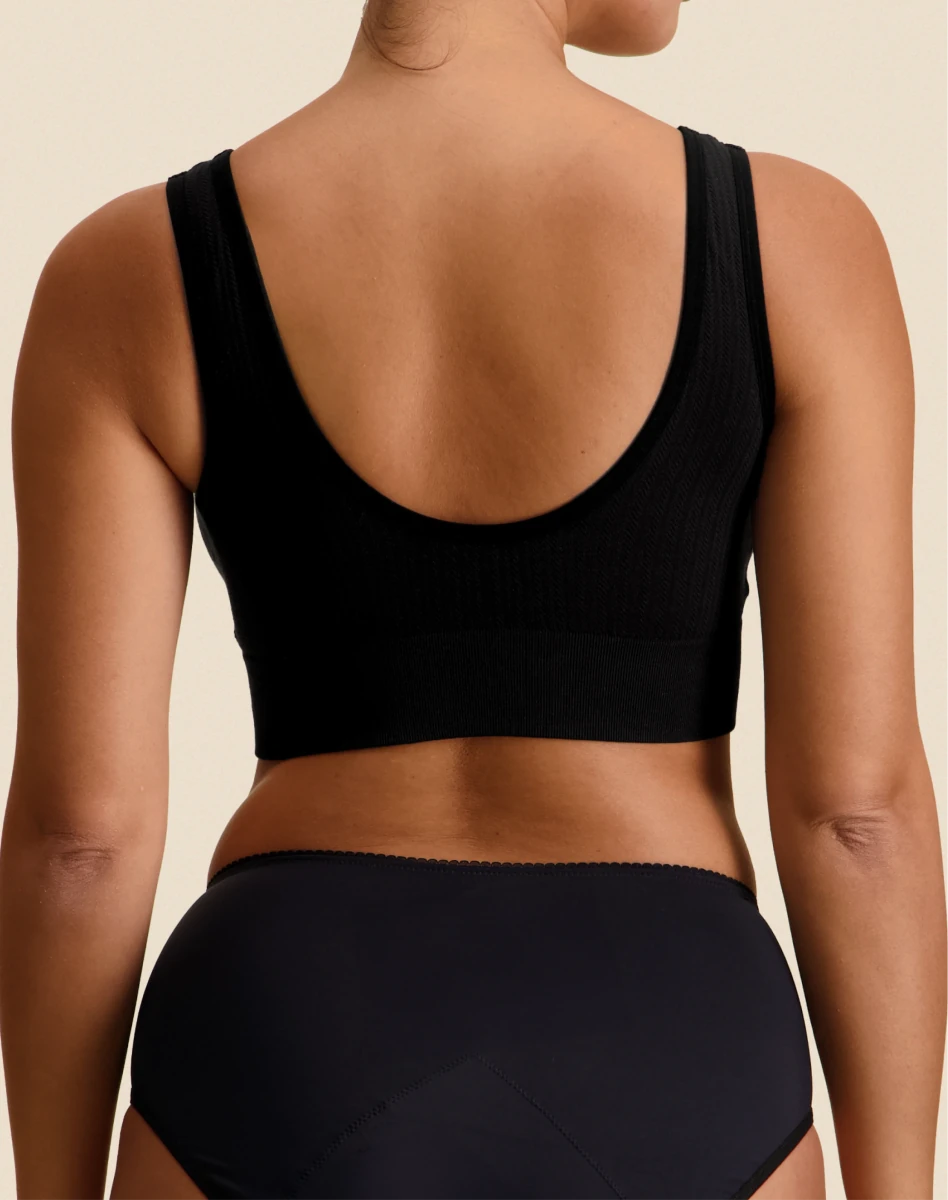 Brassière en maille texturée Cléo