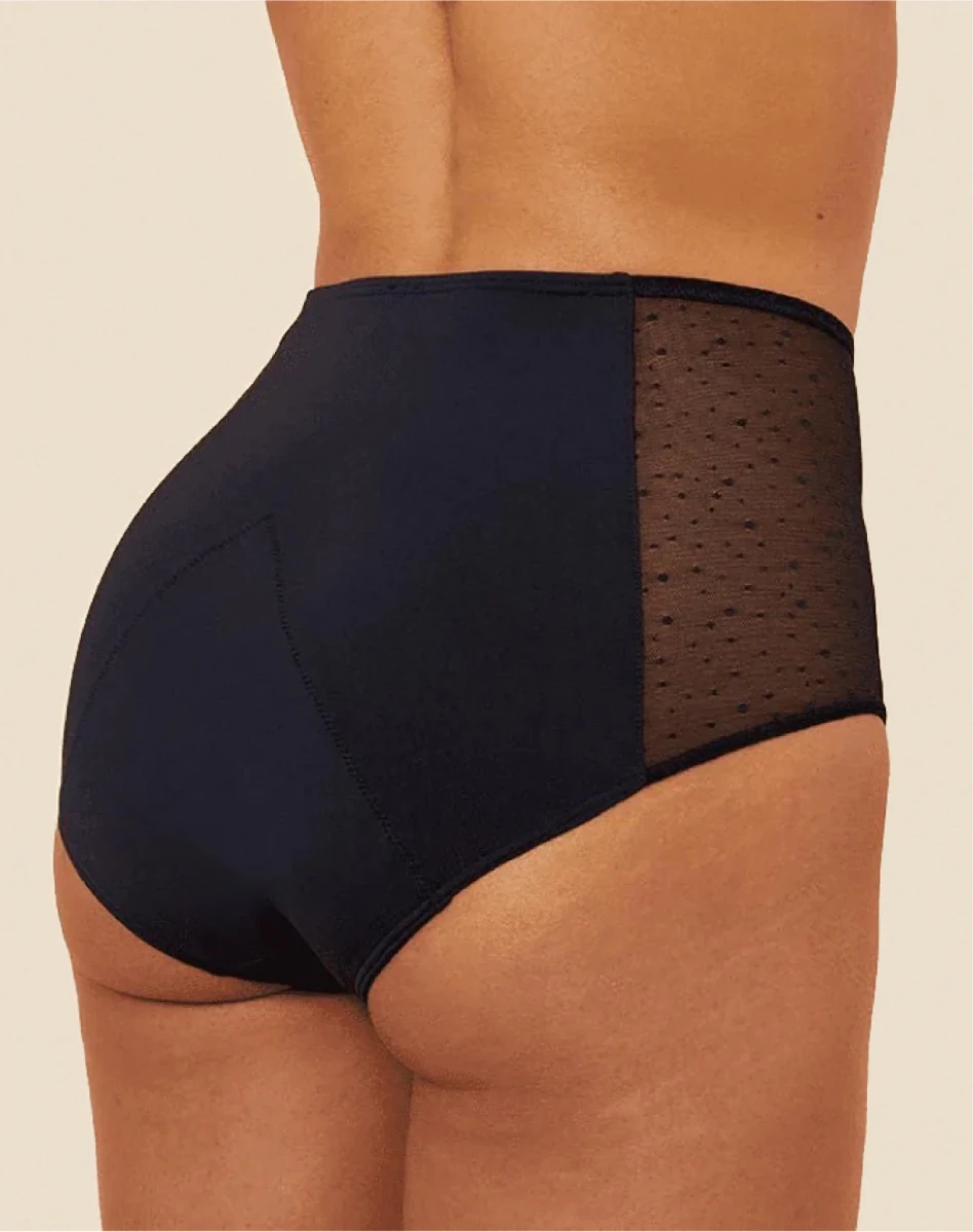 LOTx3 Culotte haute menstruelle BIEN ÊTRE BIO noir LOTx3 Culotte haute menstruelle BIEN ÊTRE BIO noir