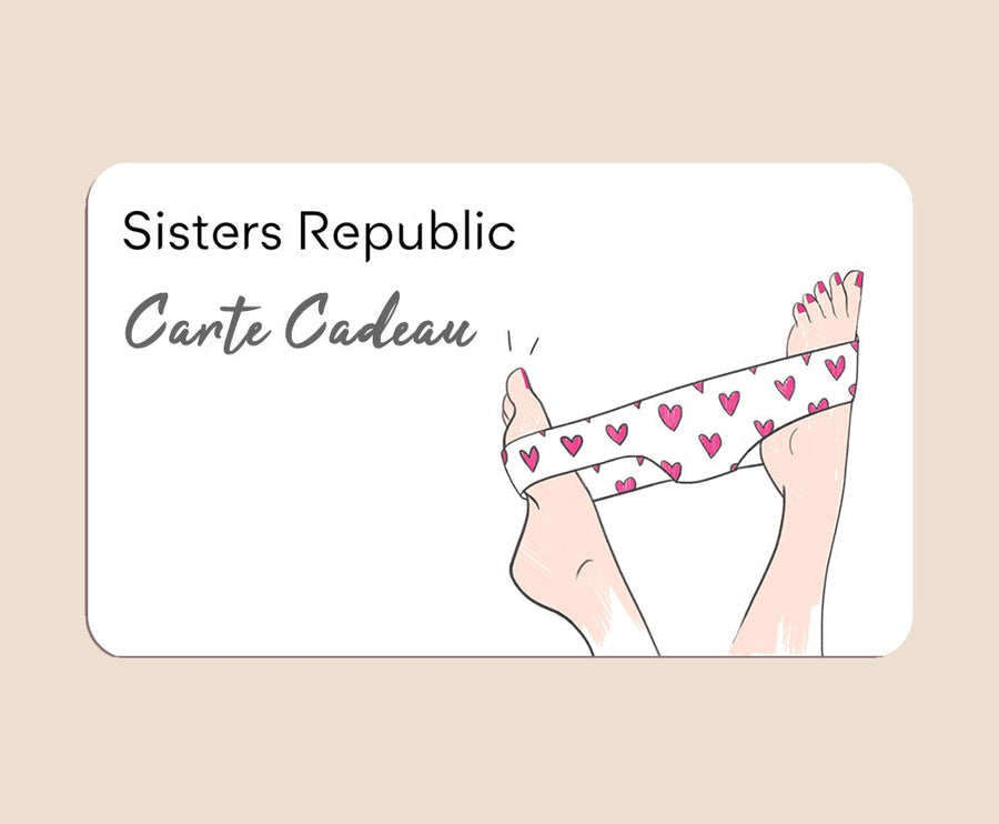 Carte cadeau sisters republic fond beige